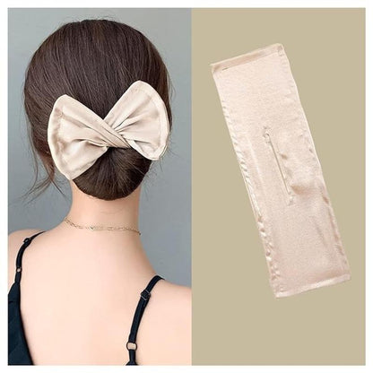 MOÑO EN SEDA PARA CABELLO