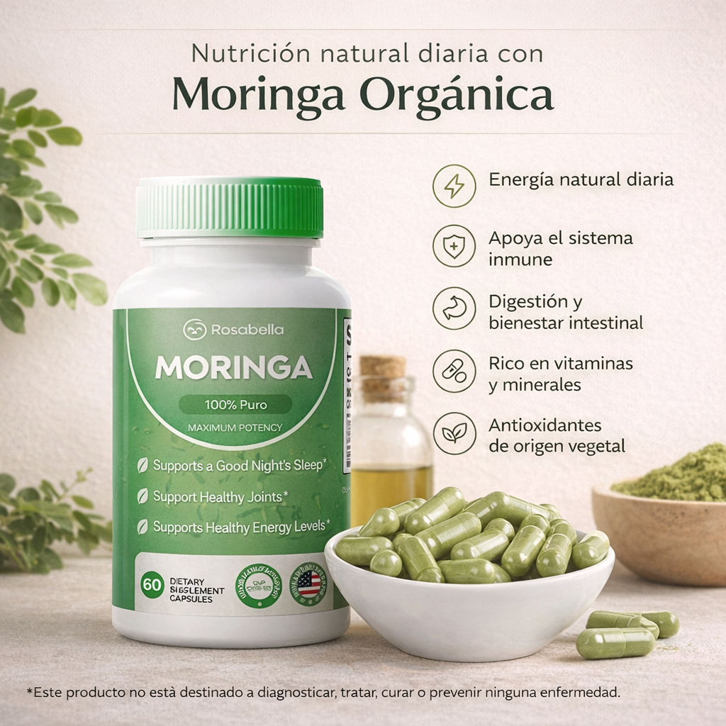 Capsulas de Moringa Orgánico