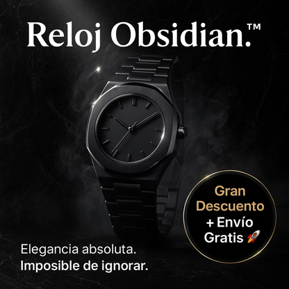 Reloj Obsidian™ | El poder de la elegancia en tu muñeca