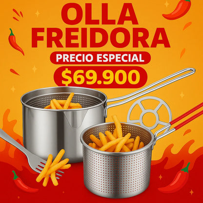 FREIDORA DE ACERO INOXIDABLE