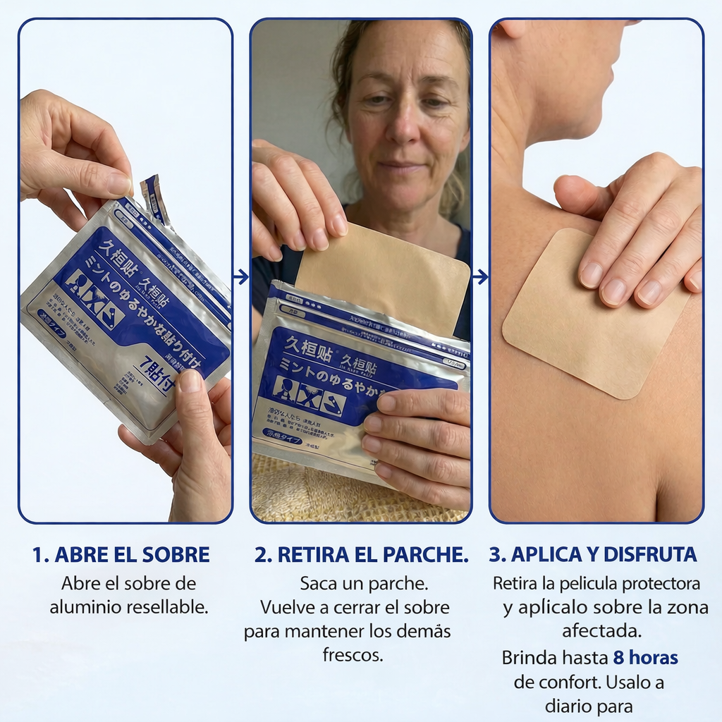 Pain Patch | Alivio directo en el punto exacto donde te duele