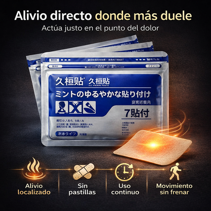 Pain Patch | Alivio directo en el punto exacto donde te duele