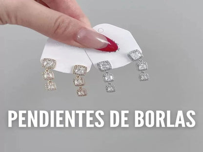 PENDIENTES DE BORLAS