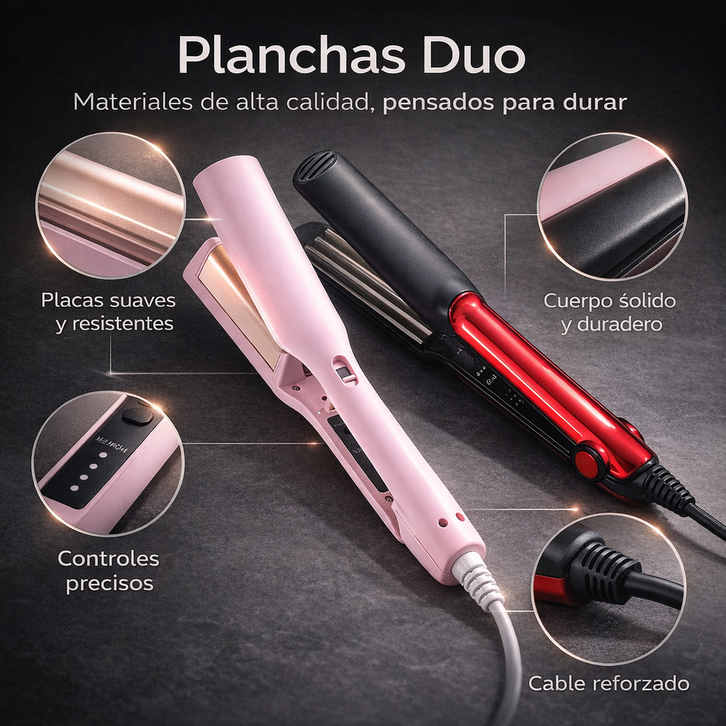 Planchas Duo | El peinado que necesitas, justo cuando lo necesitas | 2X1