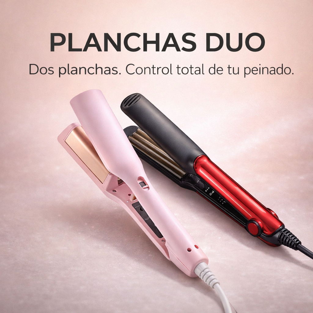Planchas Duo | El peinado que necesitas, justo cuando lo necesitas | 2X1