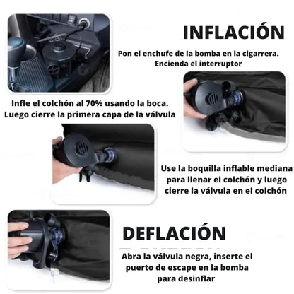 COLCHÓN INFLABLE PARA CARRO