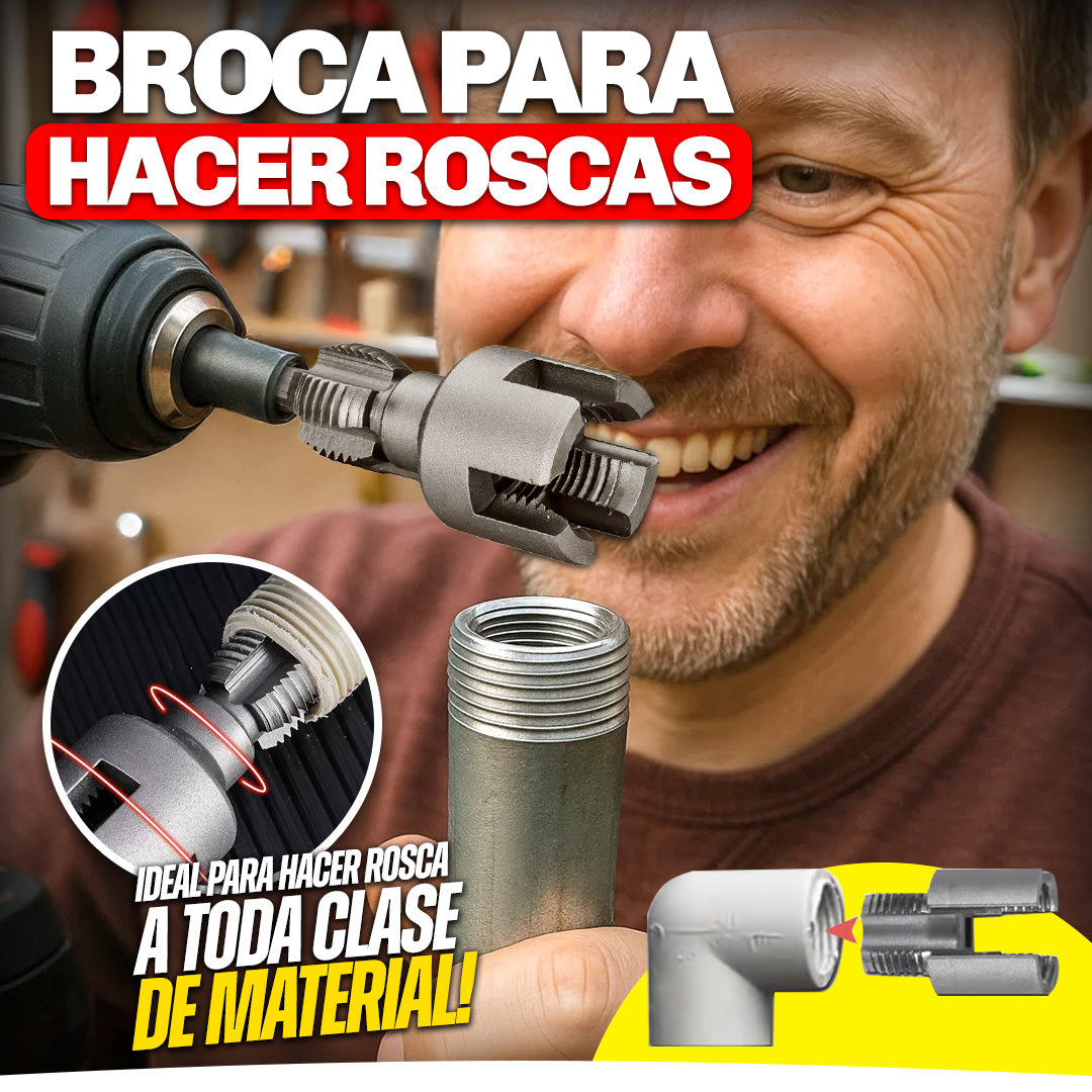 ThreadMaster™ | Broca macho para hacer roscas precisas y limpias