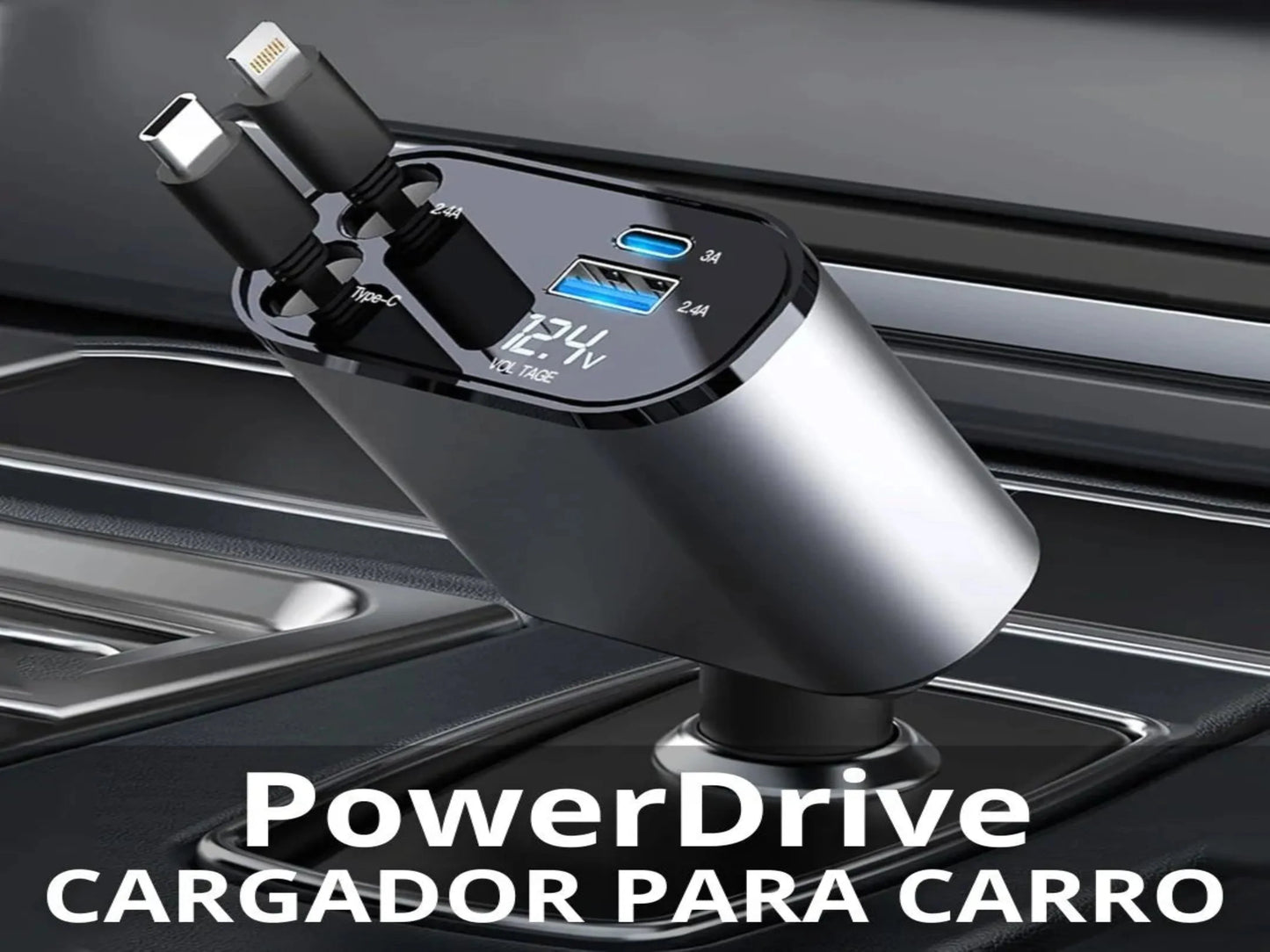 PowerDrive - CARGADOR PARA CARRO