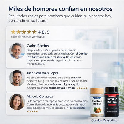 ProstaFlow® | Orina sin urgencia y descansa mejor por la noche