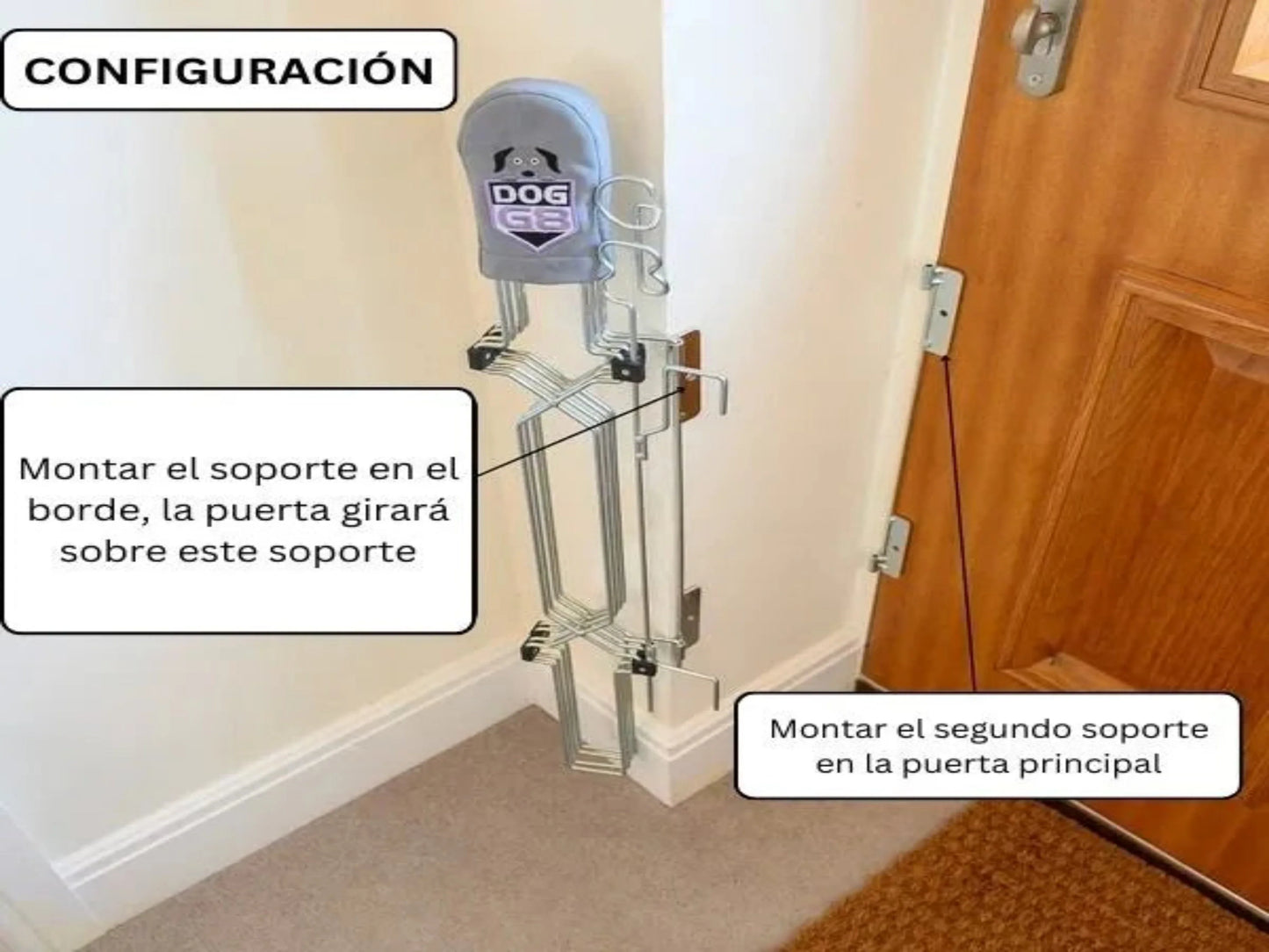 PUERTA PLEGABLE PARA PERROS