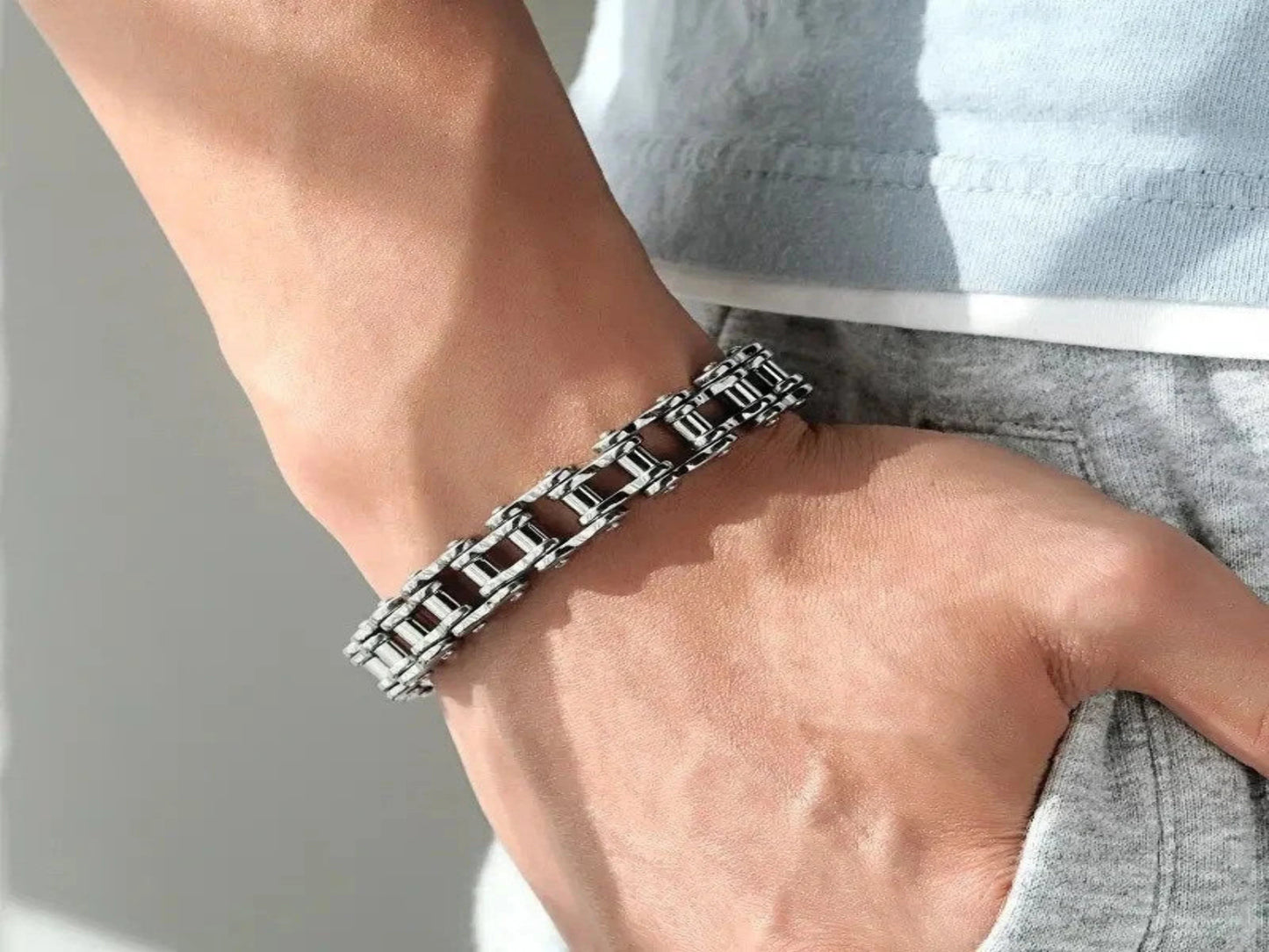 PULSERA DE CADENA DE BICICLETA