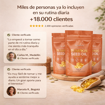 Pumpkin Seed Oil – Suplemento de Aceite de Semilla de Calabaza