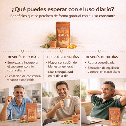 Pumpkin Seed Oil – Suplemento de Aceite de Semilla de Calabaza