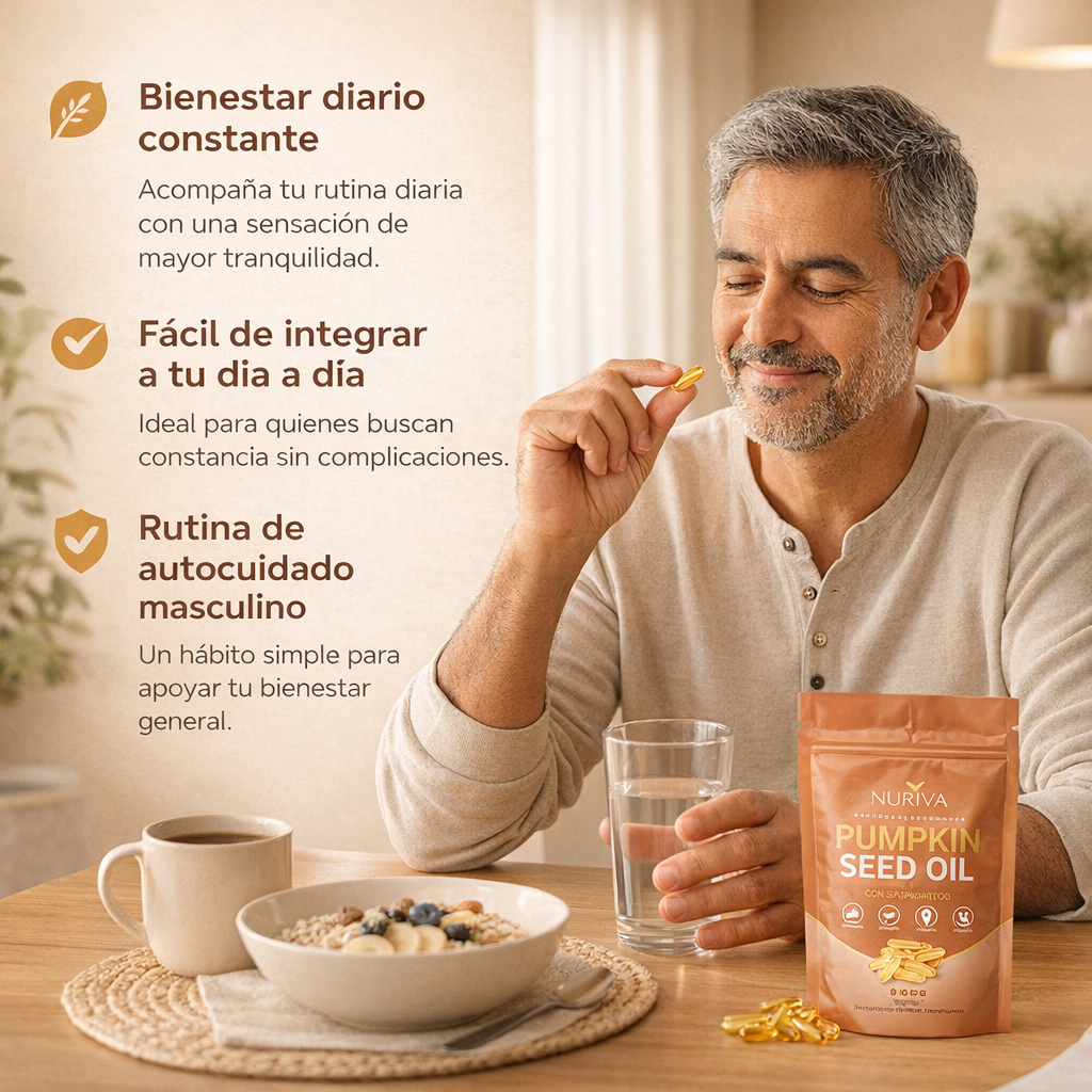 Pumpkin Seed Oil – Suplemento de Aceite de Semilla de Calabaza