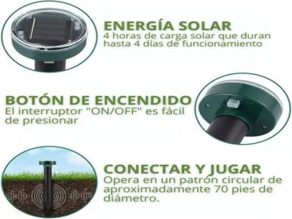 ESTACAS REPELENTES DE ROEDORES