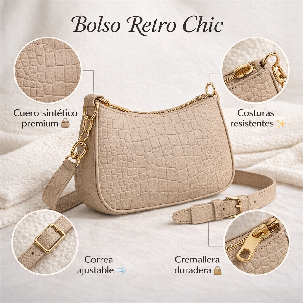 Bolso Retro Chic | Adiós al desorden que arruina tu look