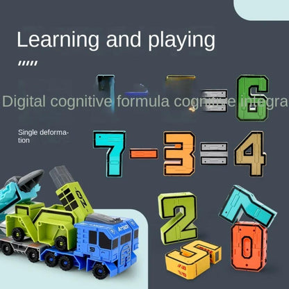 SET NUMEROS ROBOT TRANSFORMER