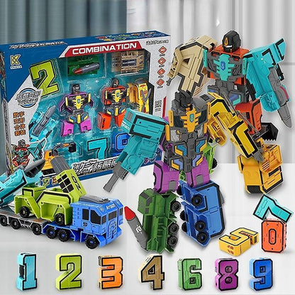 SET NUMEROS ROBOT TRANSFORMER