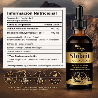 Gotas de Shilajit - Despierta tu Libido