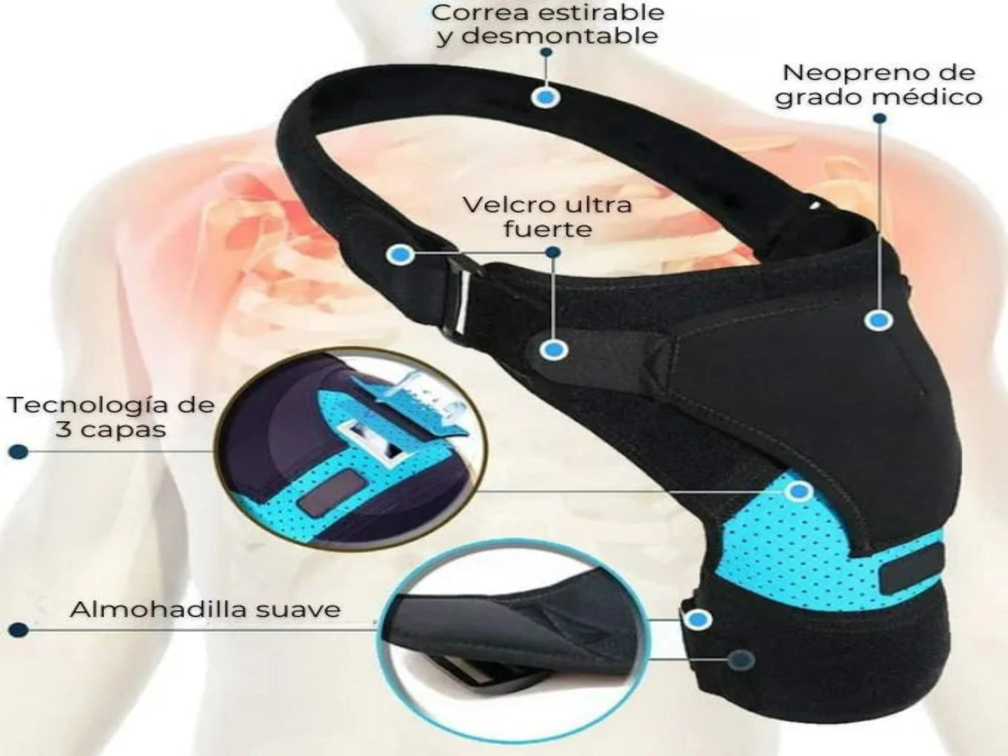 SOPORTE PARA HOMBRO