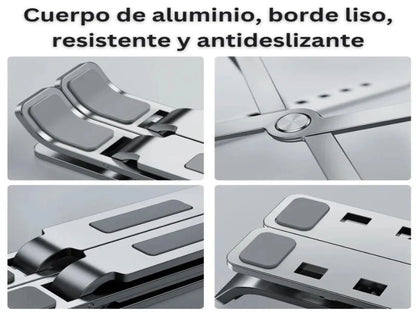 SOPORTE DE ALUMINIO PARA LAPTOP