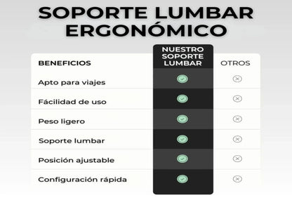 SOPORTE LUMBAR ERGONÓMICO