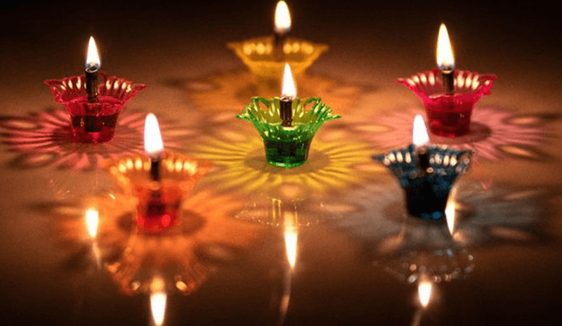 SOPORTE PARA VELAS REFLECTANTE