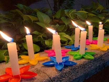 SOPORTES PARA VELAS (PAQUETE X6 UNDS)