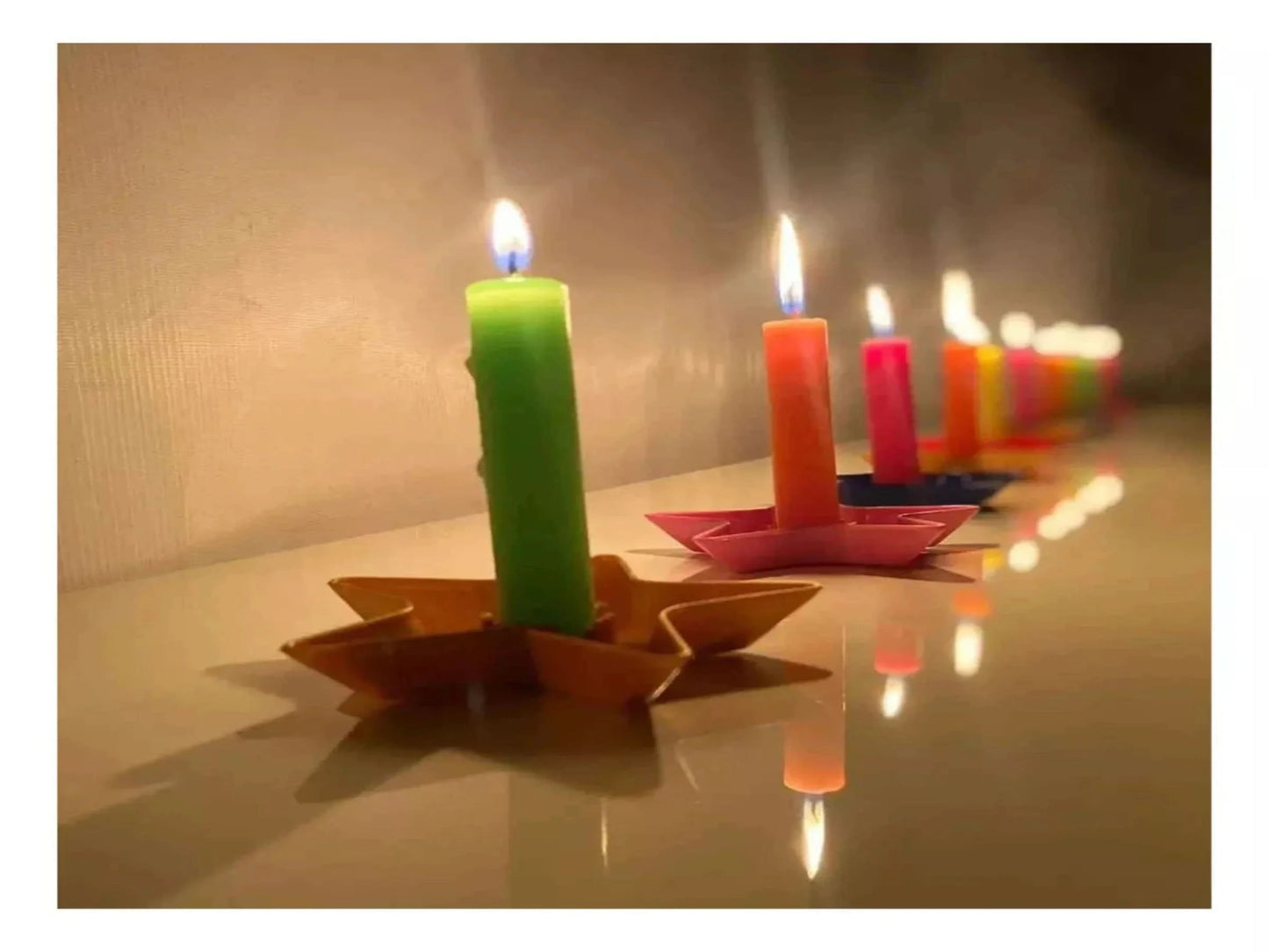 SOPORTES PARA VELAS (PAQUETE X6 UNDS)