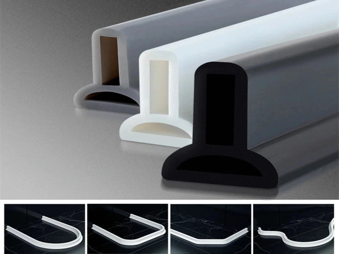 SplashGuard - BARRERA DE SILICONA PARA DUCHA