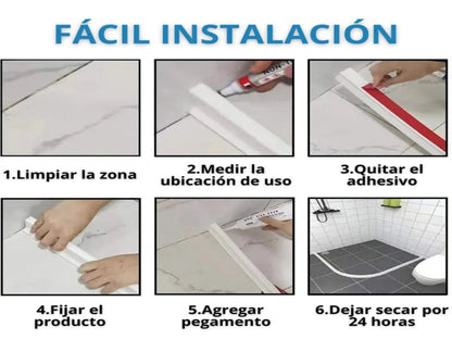 SplashGuard - BARRERA DE SILICONA PARA DUCHA