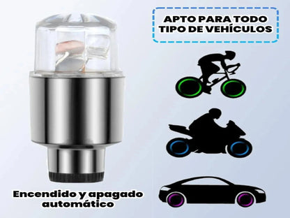 TAPA LED PARA VÁLVULA DE NEUMÁTICO X 4 unidades