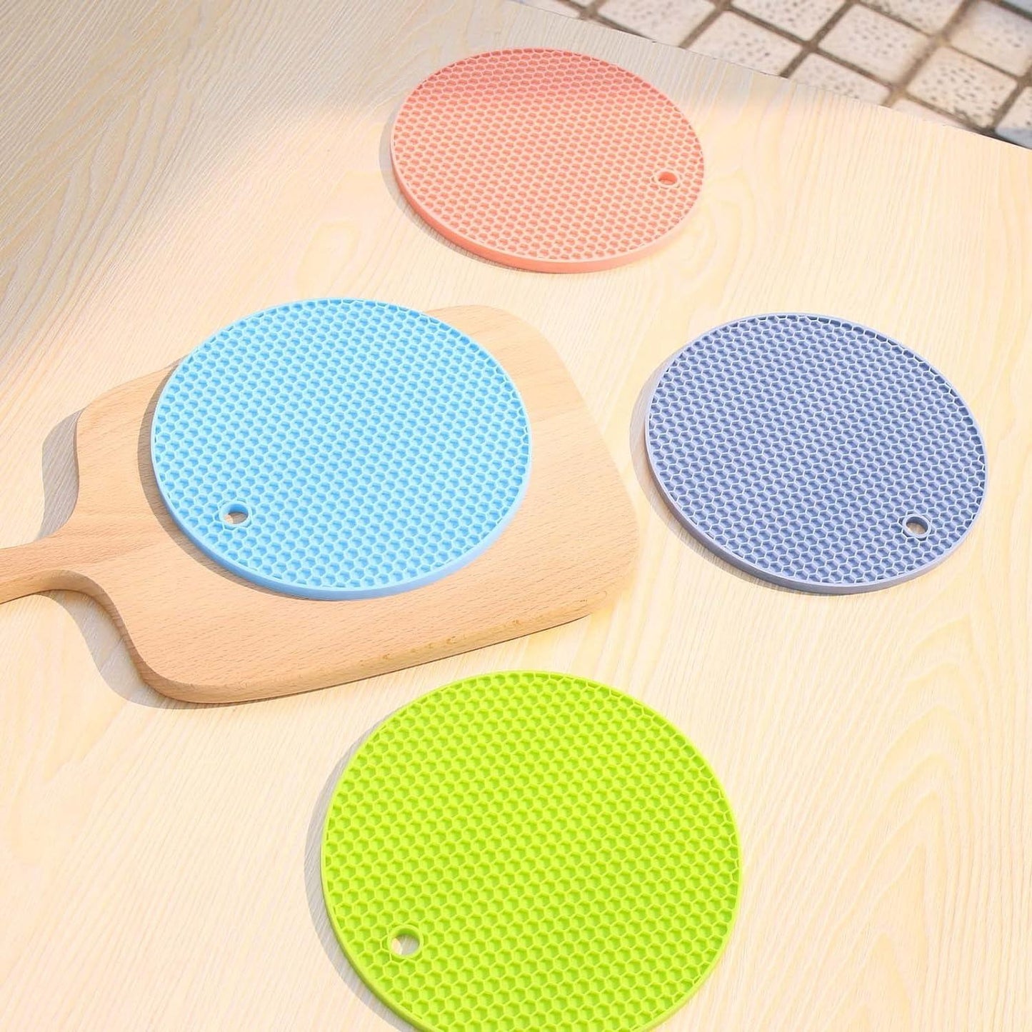 TAPETES DE SILICONA PARA COCINA X 4