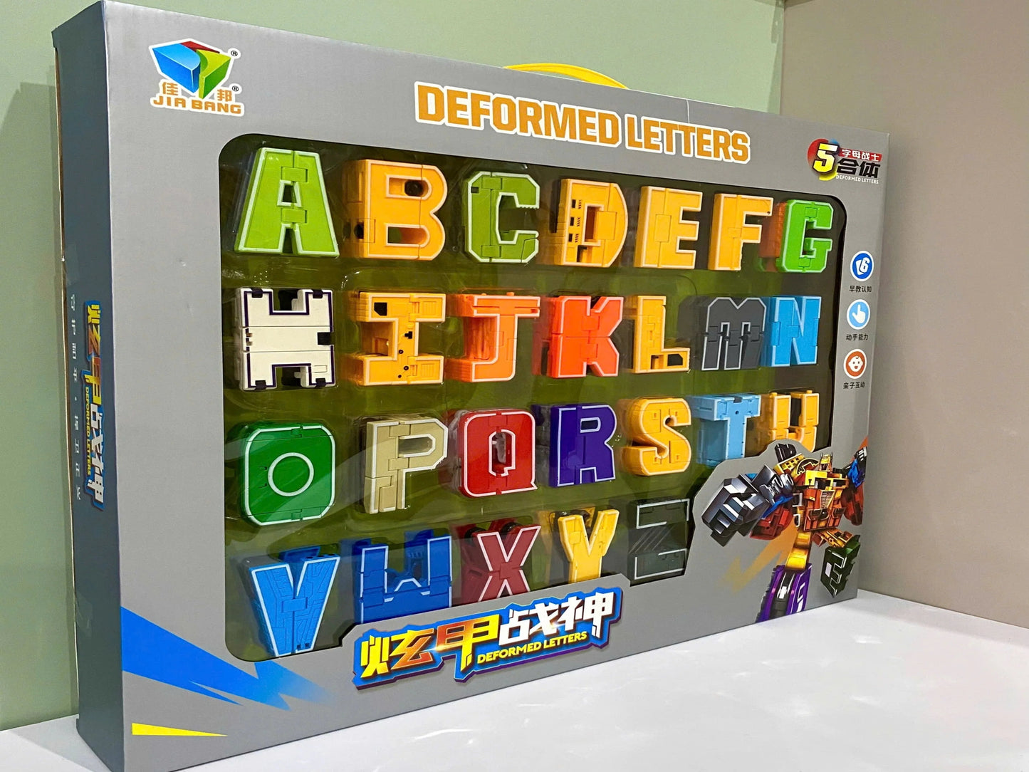 SET DE TRANSFORMER DE LETRAS