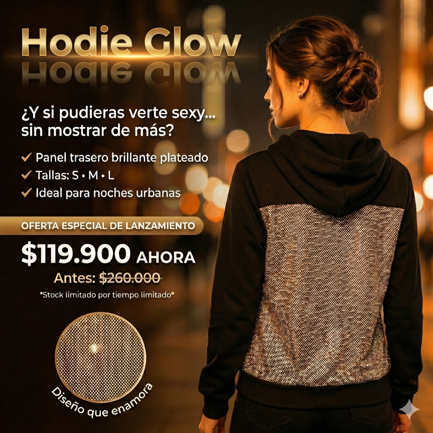 HOODIE GLOW | BUZO CON CLASE Y COMODIDAD.