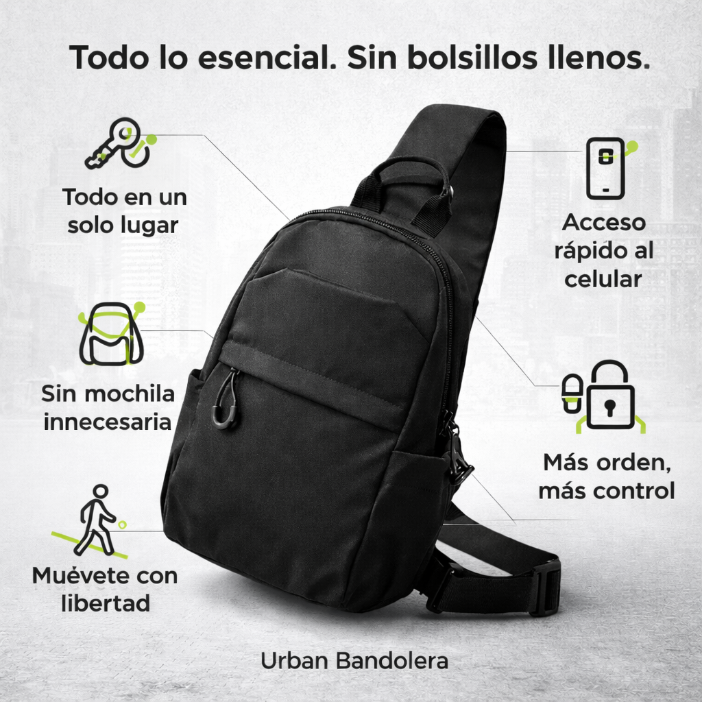 Urban Bandolera PAGA 1 LLEVA 2 UND