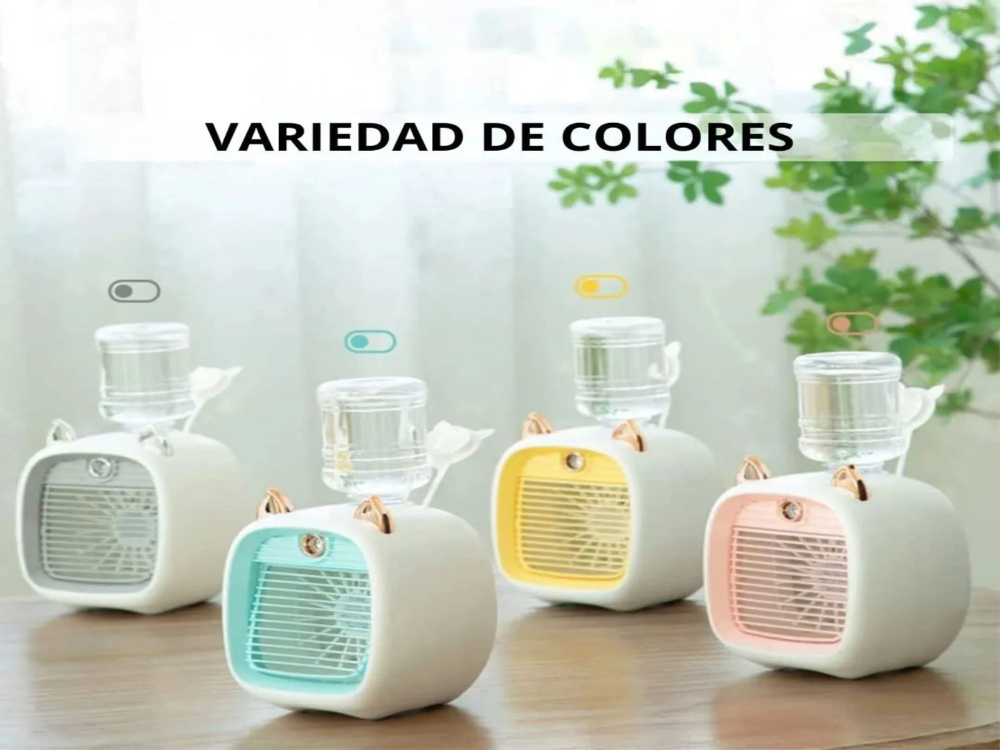 MINI VENTILADOR HUMIDIFICADOR