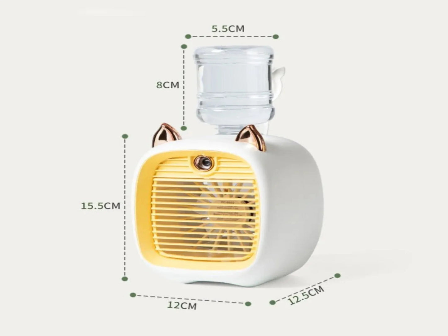 MINI VENTILADOR HUMIDIFICADOR