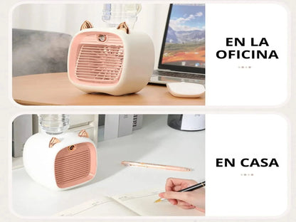 MINI VENTILADOR HUMIDIFICADOR