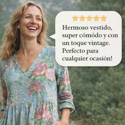 Vestido Vintage Floral