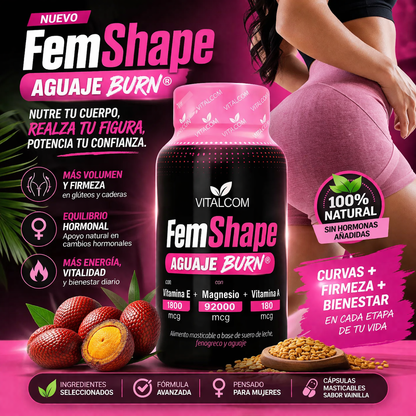 🔥 FemShape Aguaje Burn® | Empieza a marcar cintura y levantar curvas desde las primeras semanas