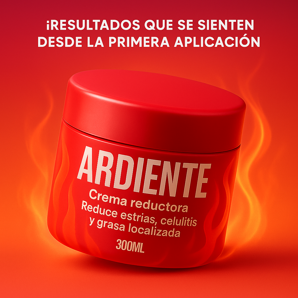 Ardiente - Crema Reductora, reductora y eliminadora de estrias