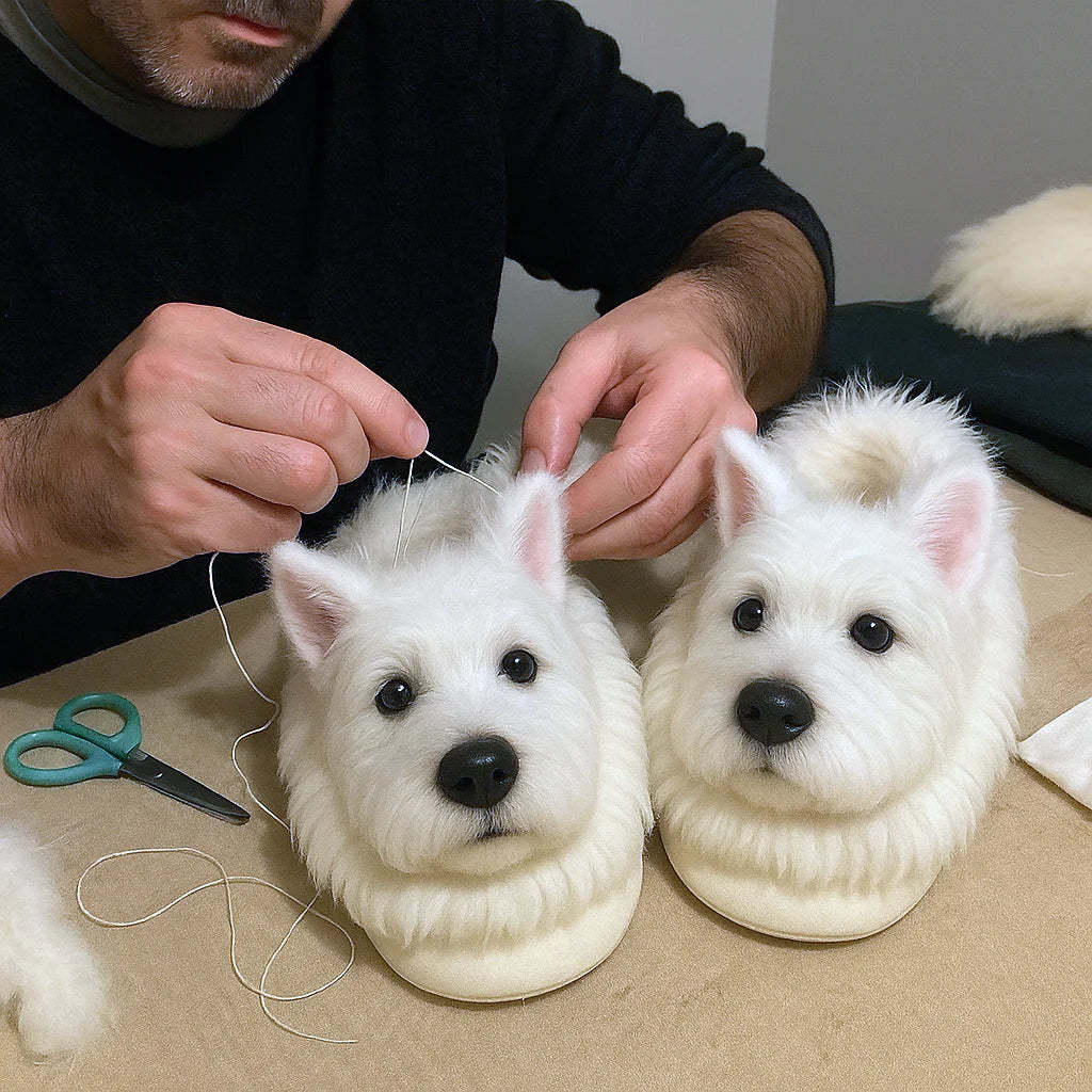 Pantuflas de Perro Súper Realistas — Siéntete como si caminaras con tu perro en cada paso 🐶