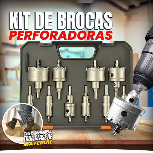 KIT DE BROCAS MULTIFUNCIONALES EN ACERO FRIO