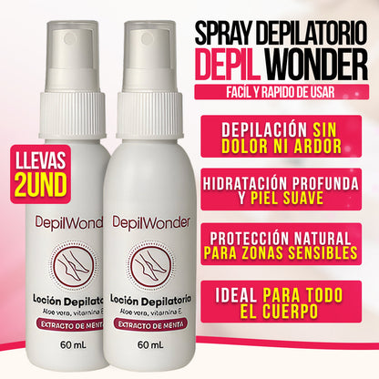 Spray Depilatorio 🌸 Depil Wonder | PROMO 2X1